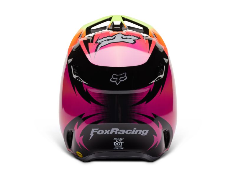 Fox Racing Motorcycle Helmet MX Dirt Bike Motocross Off-Road V1 Statk ...